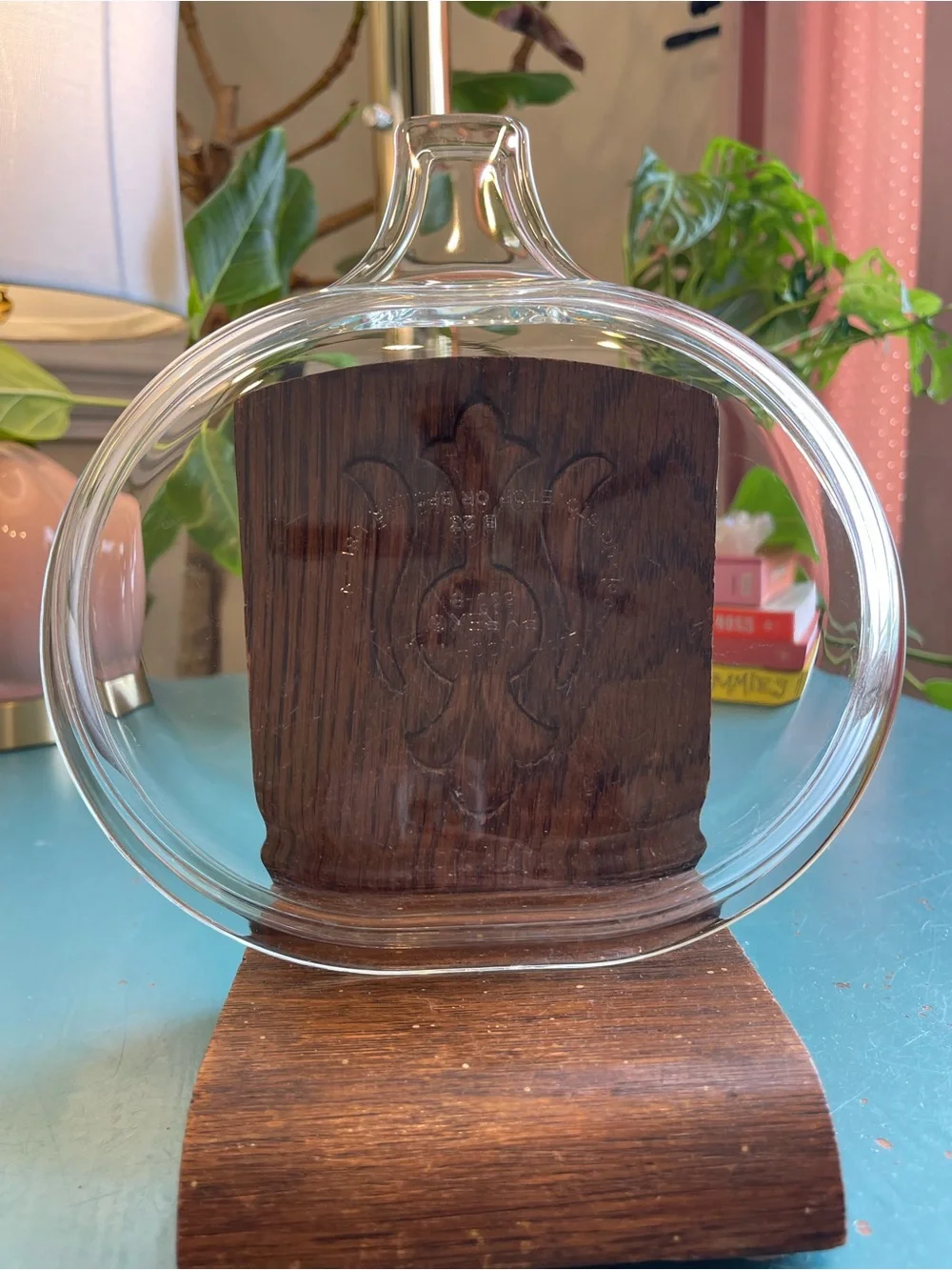 Pyrex Lid Clear 600 B Clear Glass EUC Vintage Grab It Style Replacement Lid